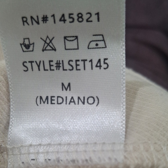 Neutal Ground Wome's Elegant Cream Wide Leg Pants Size M - Picture 9 of 10